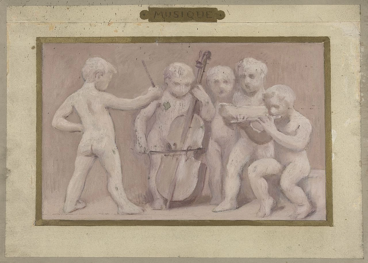 Schizzo per la sala comunale del Municipio, Boissons - Musée des Beaux, Arts de la ville de Paris 5